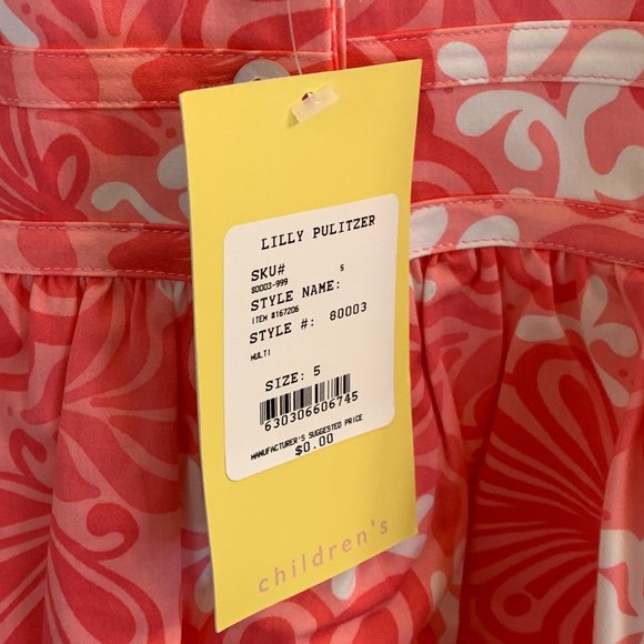 LILLY PULITZER CHILDREN'S DRESS SIZE 5 - Picture 4 of 6